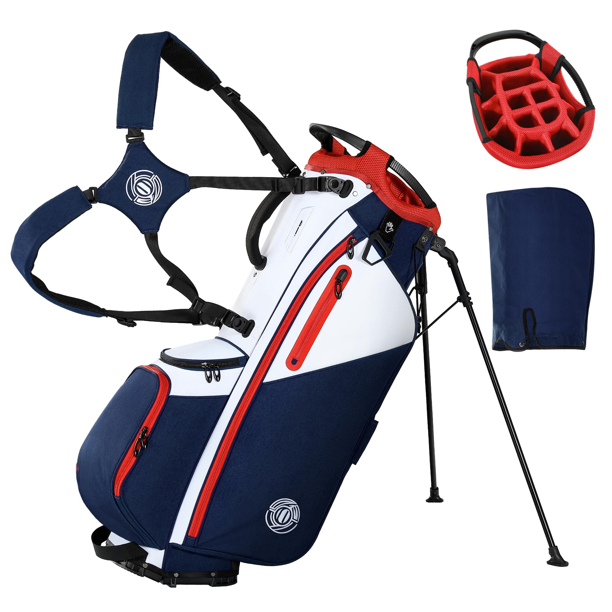 Shopsource 14 Way Lightweight Golf Stand Bag with Full Dividers