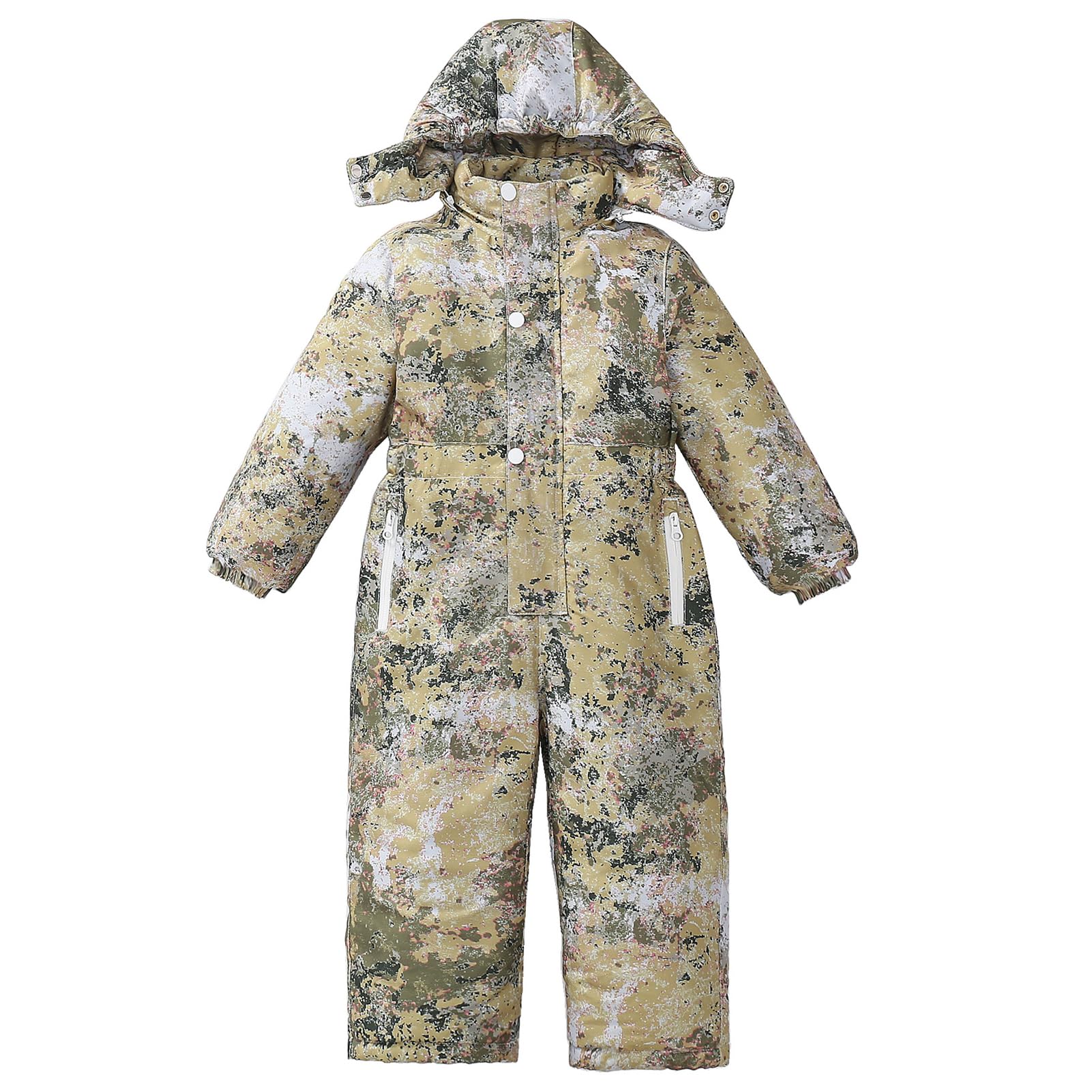 Tuta de Sci Monopezzo Bambino e Ragazzi Tute da Neve Bambine e Ragazze con Cappuccio Antivento Impermeabile per Autunno Inverno