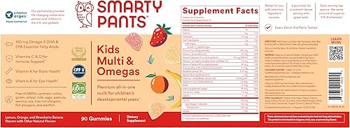 Miniatura 58 de Vitaminas de gomitas para niños SmartyPants, KC120, Niños, Children, 1, 1