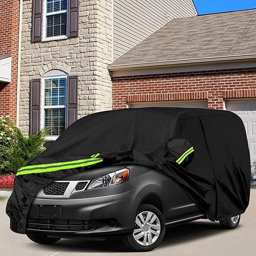 Miniatura 8 de Funda de coche compatible con Nissan Altima 2002-2020 2021 2022, 6 capas resistentes impermeables a prueba de polvo negro