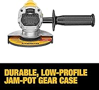Vista 6 de Moledora angular pequeña DEWALT DWE4011 con protección One-Touch de 4-1/2 pulgadas