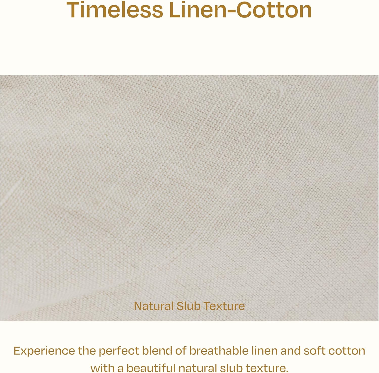 California Design Den King Size Duvet Cover Set, 3 Piece Duvet Cover & Sham Set Textured Natural Duvet Cover 106" x 90" to Fit King Size Duvet (Linen-Natural, King) - Image 2