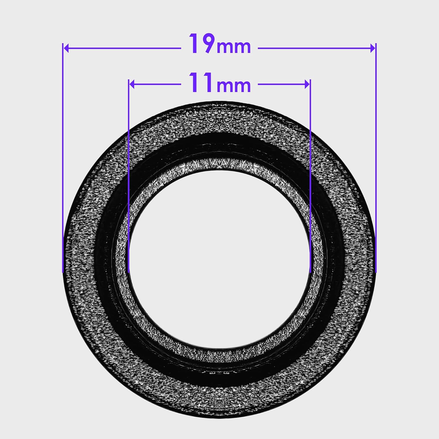 14mm CCW to 14mm CCW Aluminum Connector Tube Set (5-Pack) | CNC Machined 6061-T6 | 0.8″ / 1.6″ / 2.4″ / 3.9″ / 6.3″ Stackable Extension Tubes | M14x1 Left-Hand Thread | Outer Diameter 0.75” (19mm)