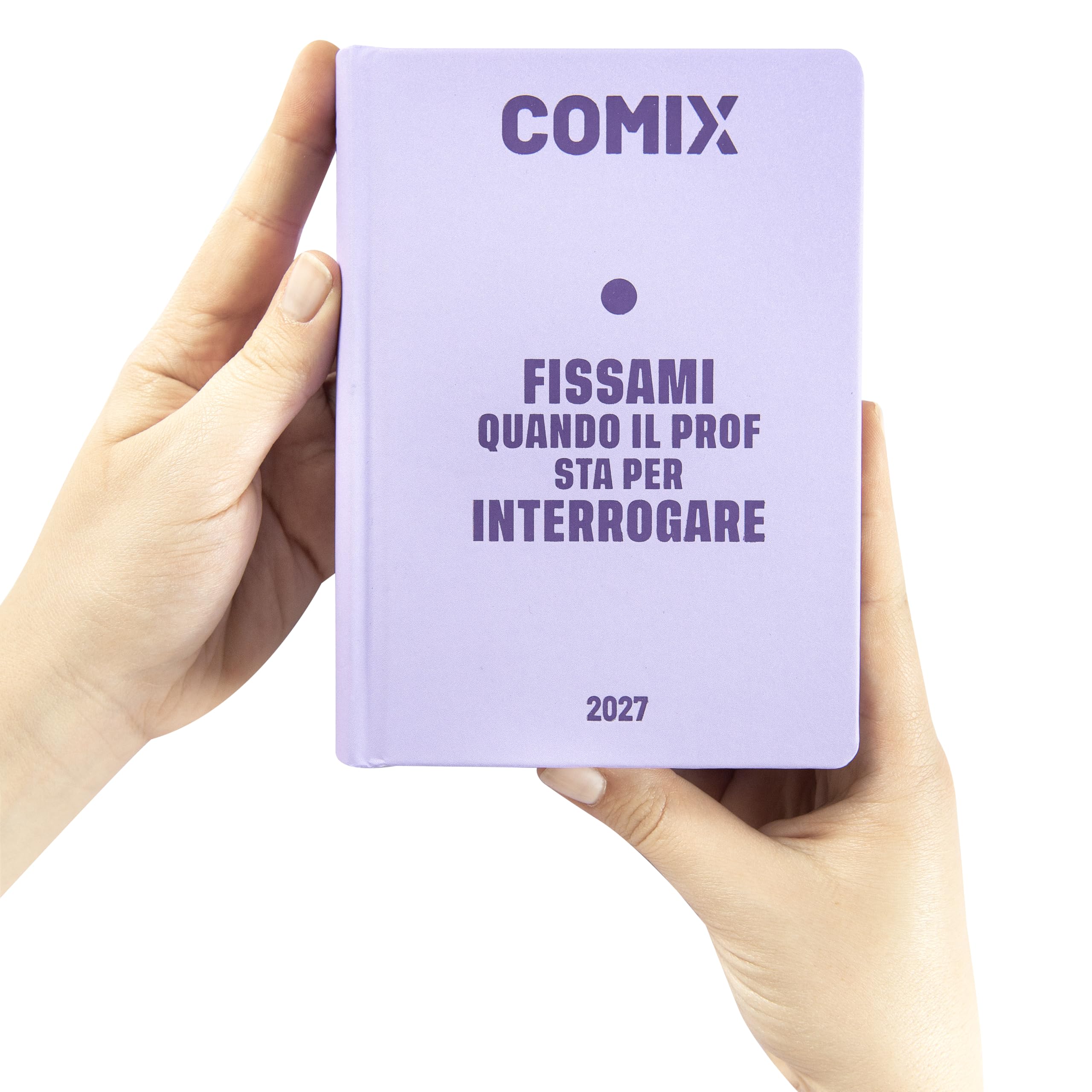 COMIX - Agenda 2027 Giornaliera 16 Mesi, Diario per Scuole Medie e Superiori, con Copertina Rigida, 576 Pagine con Grafiche e Fumetti, Ideale per Ragazzi e Ragazze, Formato Mini 11x15,3 cm