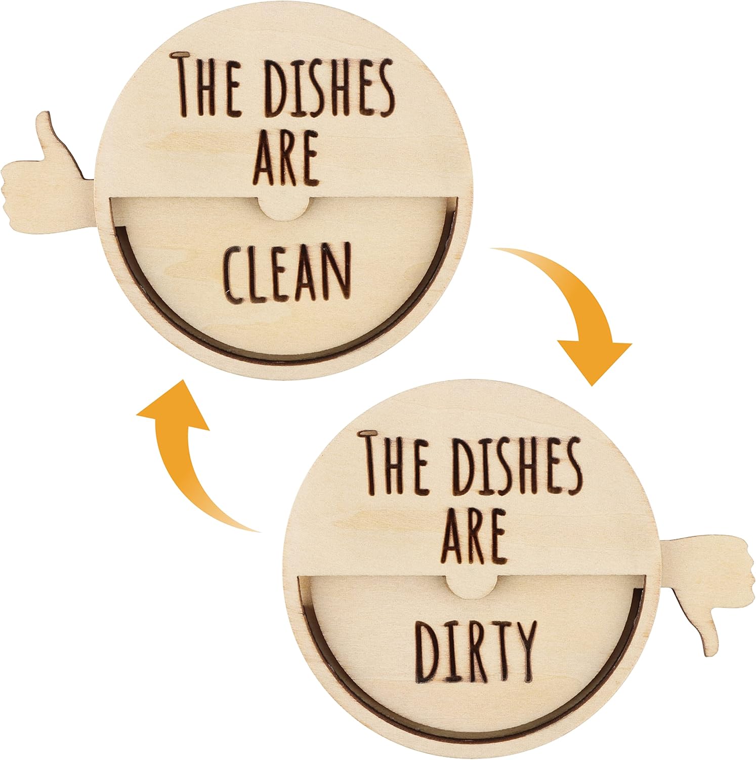 Dishwasher Clean Dirty Sign Clean Dirty