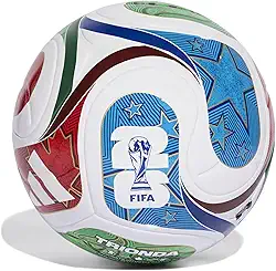 adidas Bola de bola FIFA World Cup 26 Trionda League para adultos unissex branca 38 EU