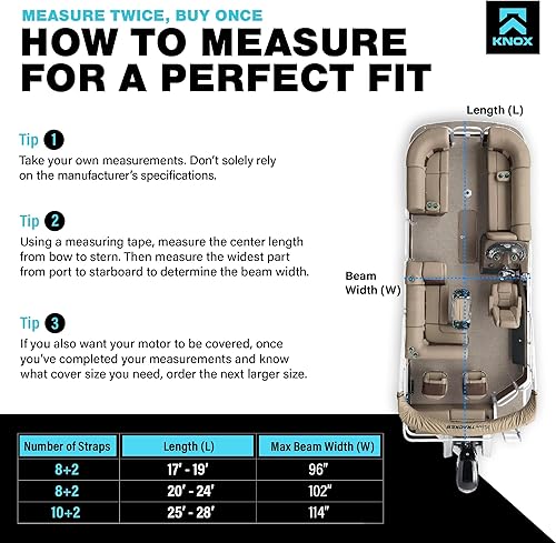 Miniatura 5 de Cubierta impermeable para lancha pontón de 3 generación, resistente al agua, de grado marino, 600 denier, poliéster remolcable  Incluye bolsa de