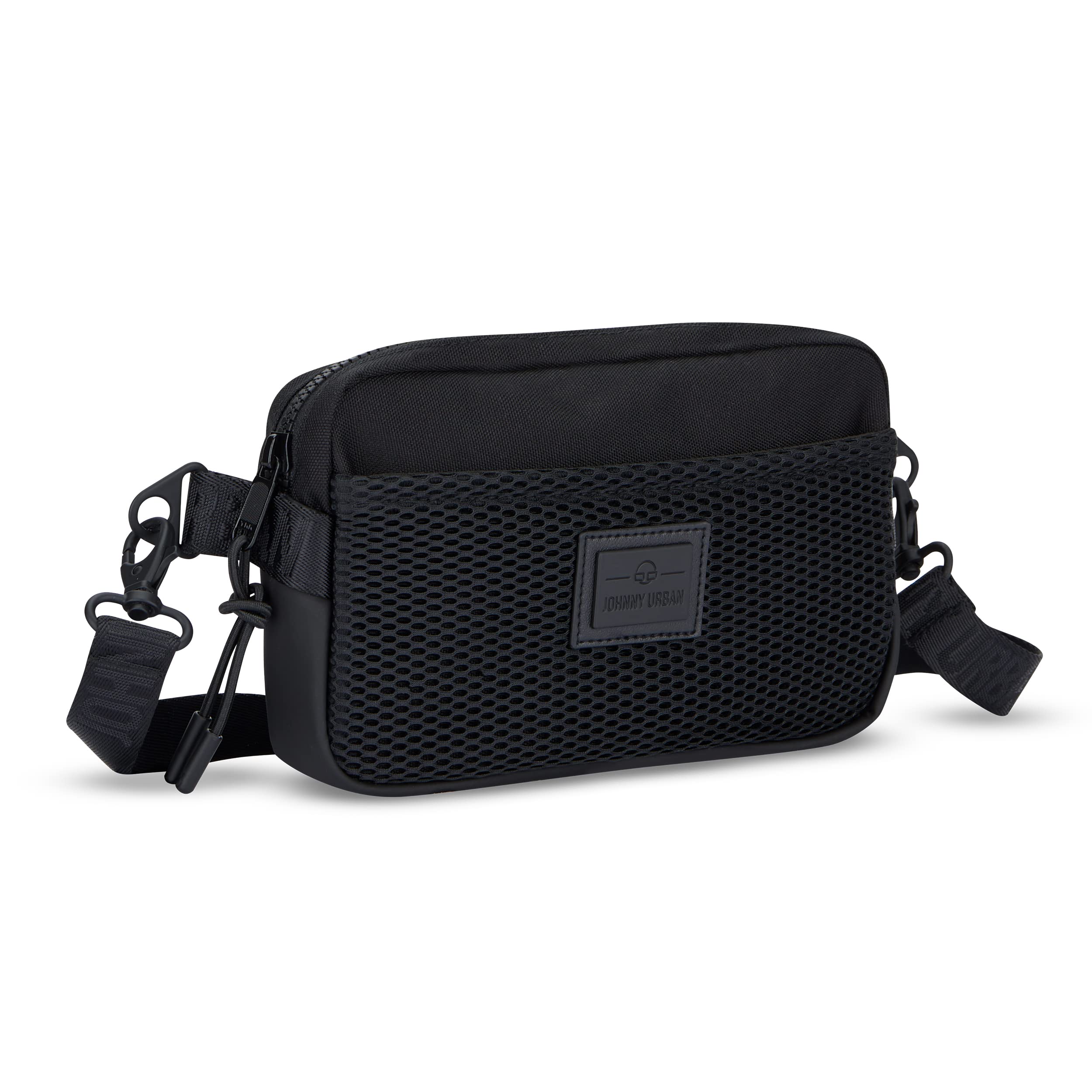 Johnny Urban Marsupio Donna Nero - Elliot - Borsa per Festival, Viaggi e Sport - Piccolo Borsello Elegante alla Moda - Impermeabile