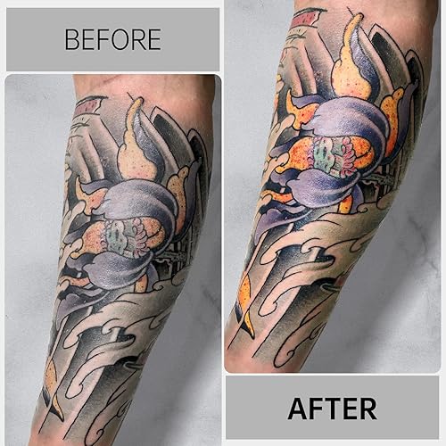 Miniatura 4 de Bálsamo de cuidado posterior para tatuajes, para proteger nuevos tatuajes y rejuvenecer tatuajes antiguos, con aceite de coco, manteca de karité y