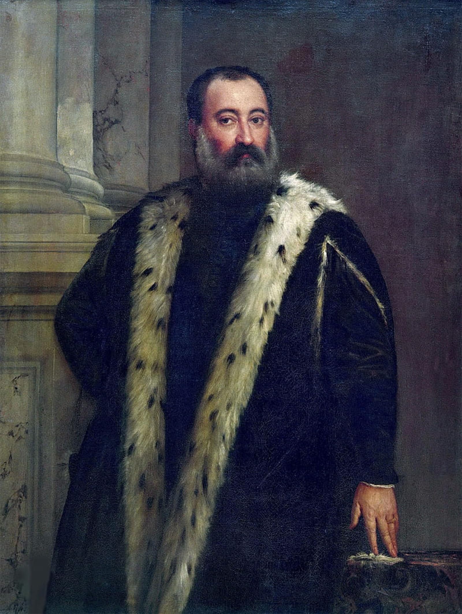 ARTXLXXBN Famous Print Painting Colorful Art Print Portrait of Procurator Alessandro Contarini by Paolo Veronese Canvas Art Decorations for Home Decor 60x90cm