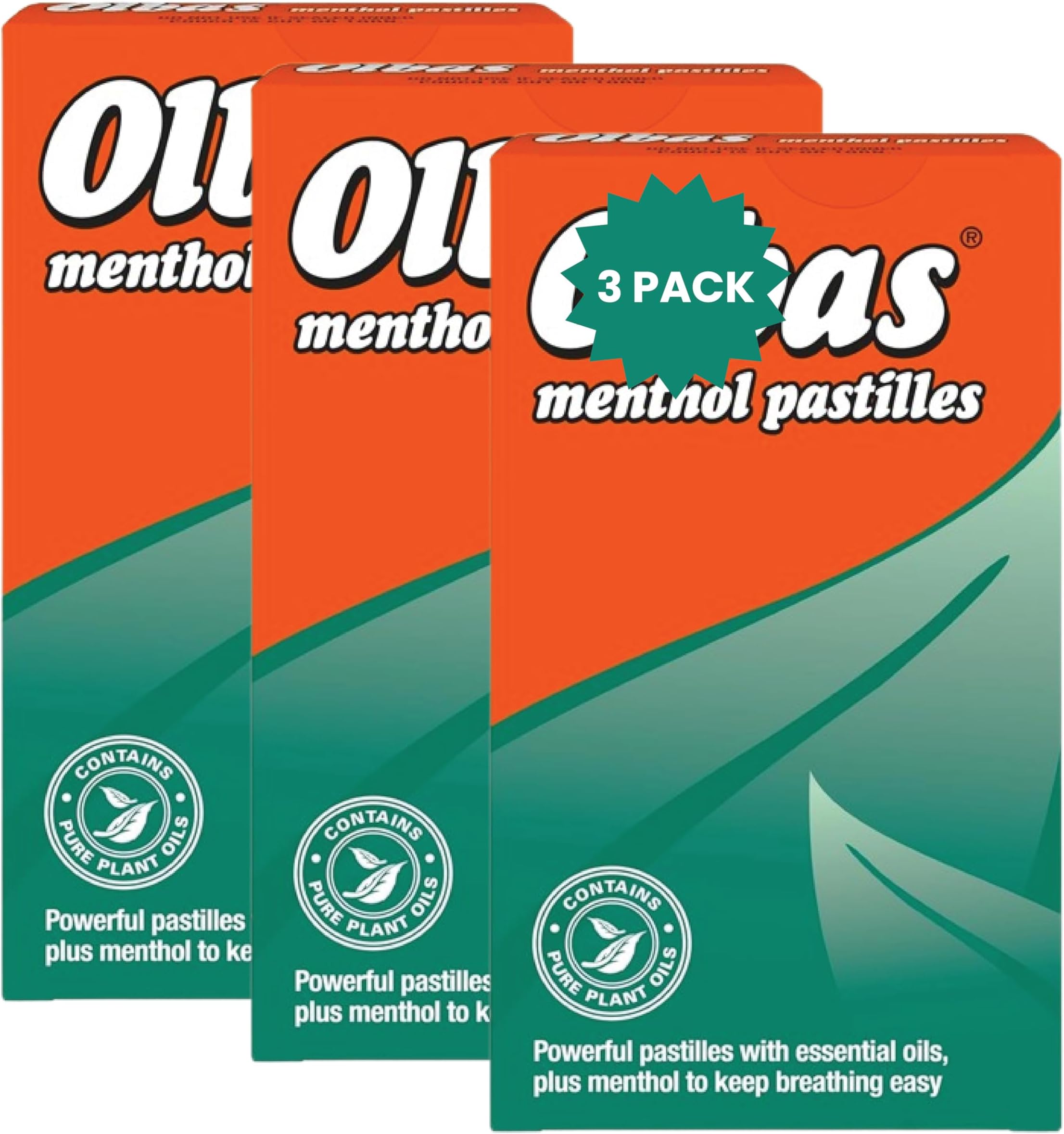 Menthol Pastilles 45g X 3 Pack