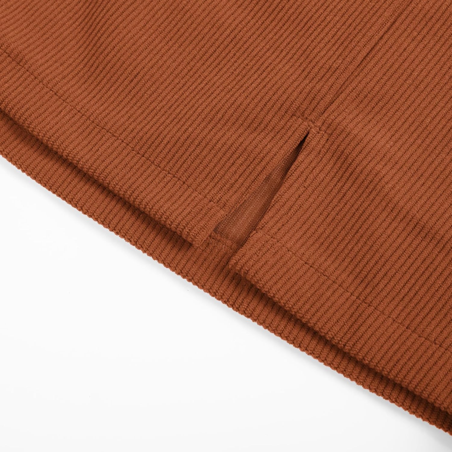 Belle Poque Women Corduroy Mini Skirt with Pockets Classic A-Line Fall Winter Basic Short Skirts - Image 7