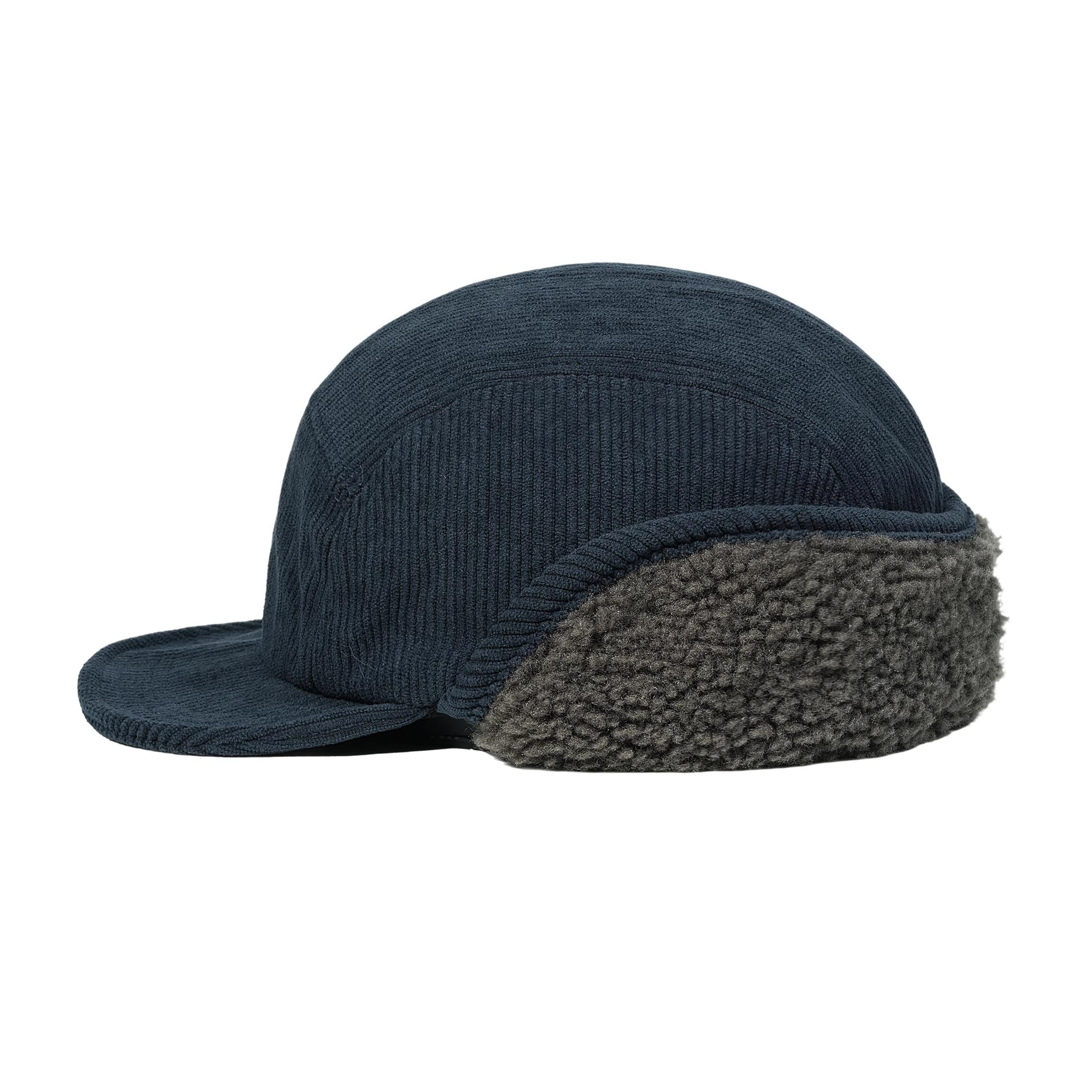 Baseballkappe mit Ohrenklappen, russische Wintermütze, Trappermütze, 5-Panel-Mütze kurzem Schirm, Jagd- und Skimütze