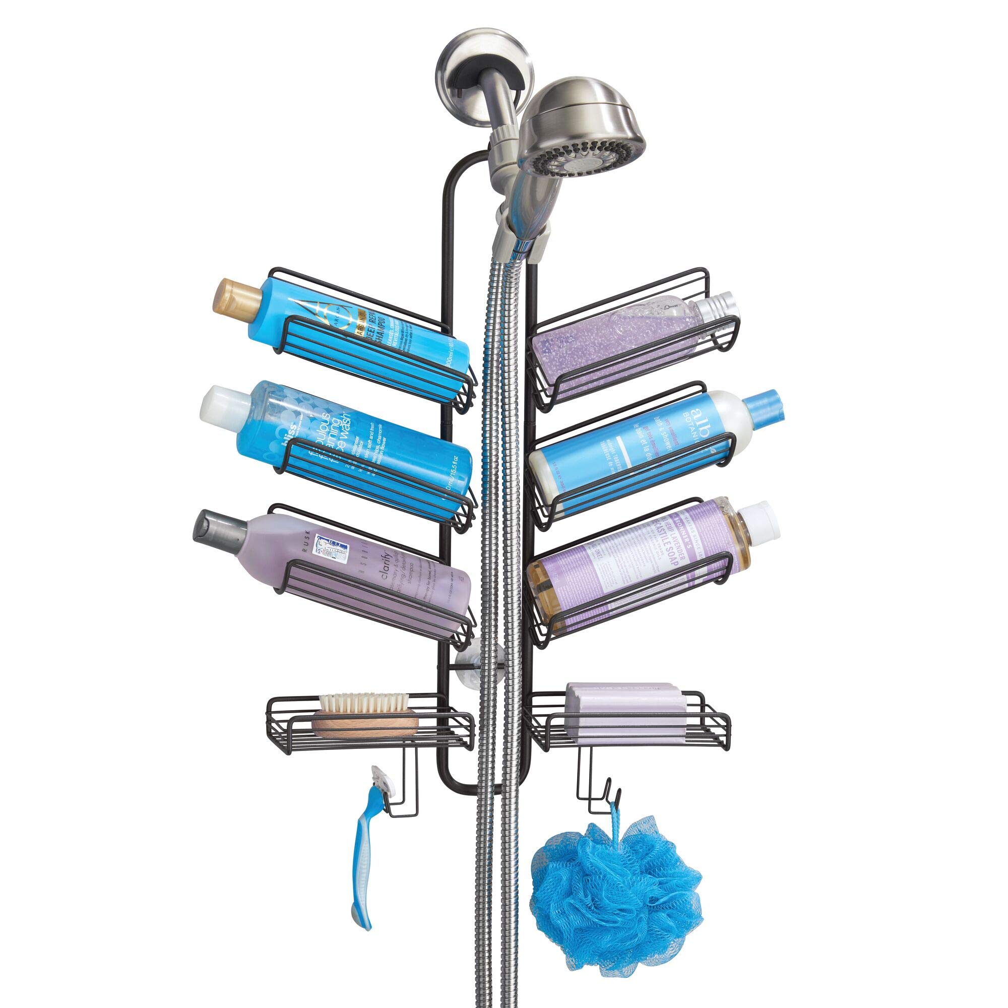 iDesign Verona Shower Caddy, Matte Black