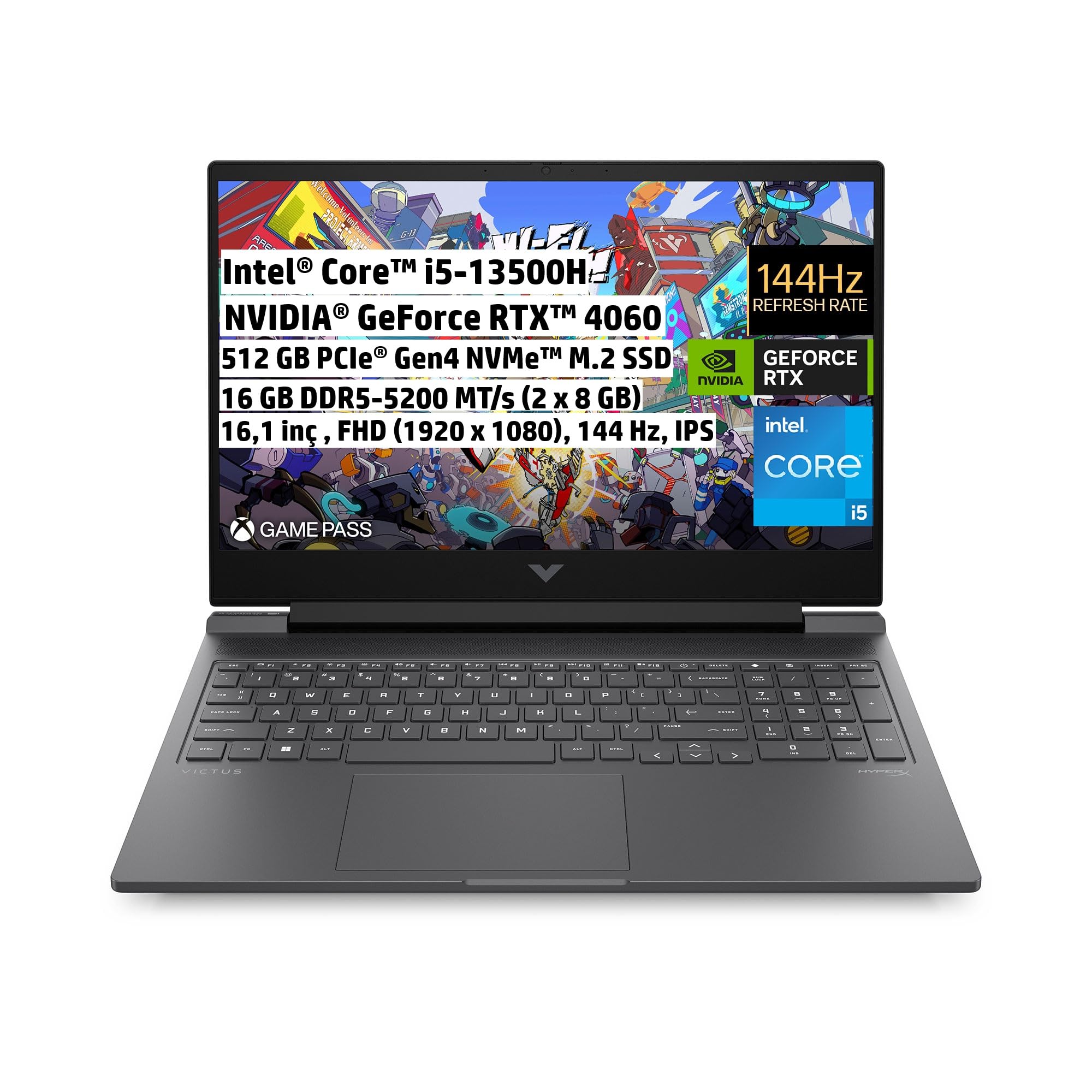 HP Victus | Intel Core i5-13500H | 16 GB RAM | 512 GB SSD | NVIDIA