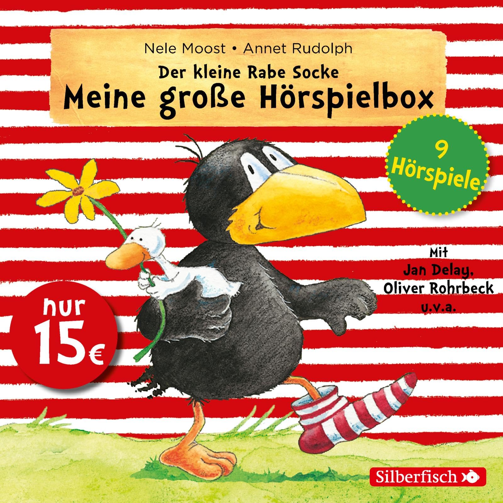 Der kleine Rabe Socke - Meine große Hörspielbox 1 (Der kleine Rabe Socke): Alles rabenstark!, Alles aufgeräumt!, Alles kaputt! / Alles vermurkst!, ... Alles für dich!, Alles getröstet!: 3 CDs