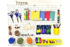 WallPeg Craft Organizer Pegboard Kit