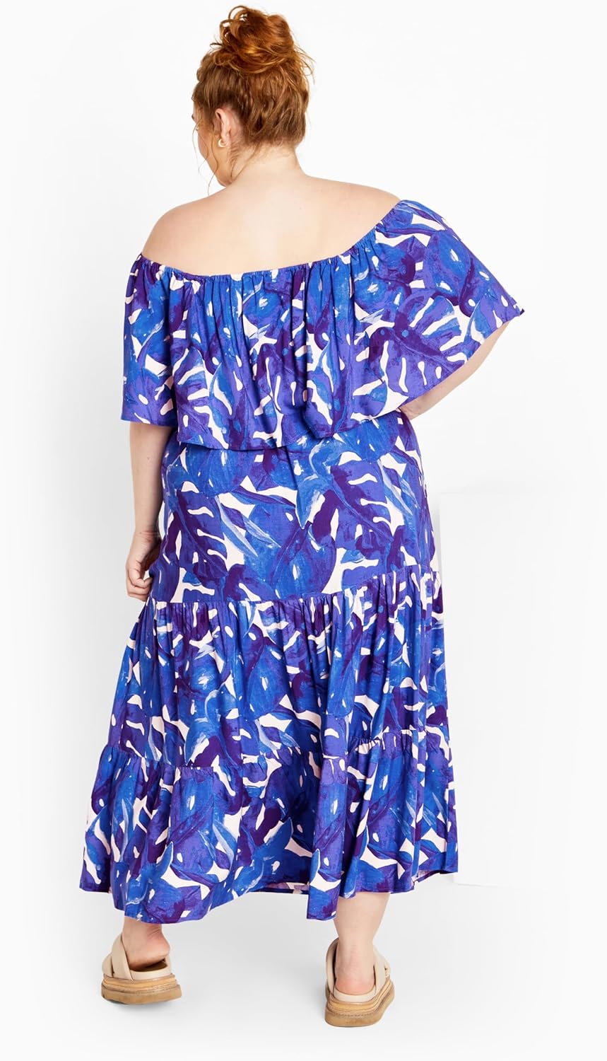 City Chic Womens Maxi Dress - Boardwalk Print - Image 4