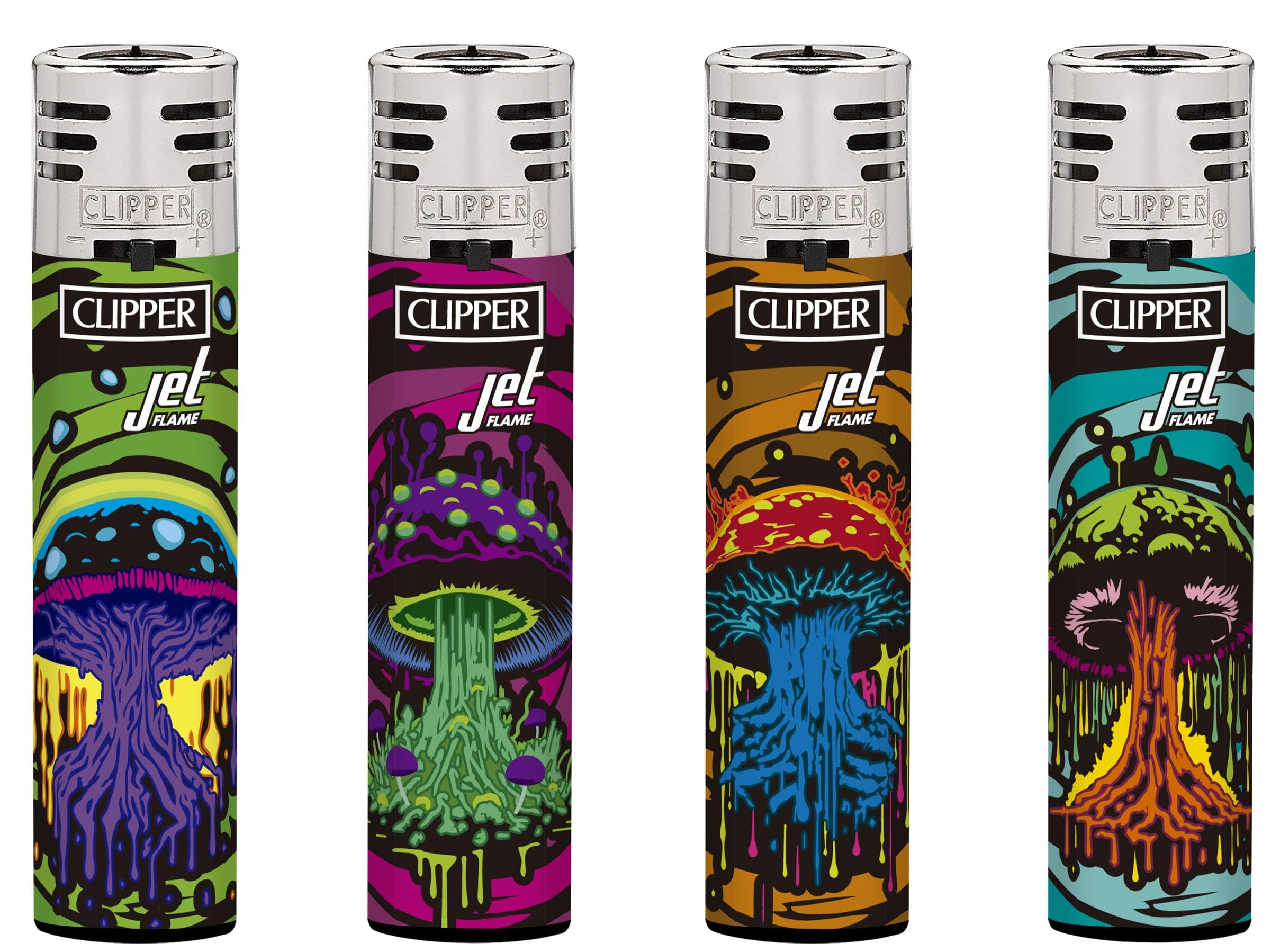 ksp partners ltd e-commerce 4 X CLIPPER LIGHTERS JET MUSHROOM