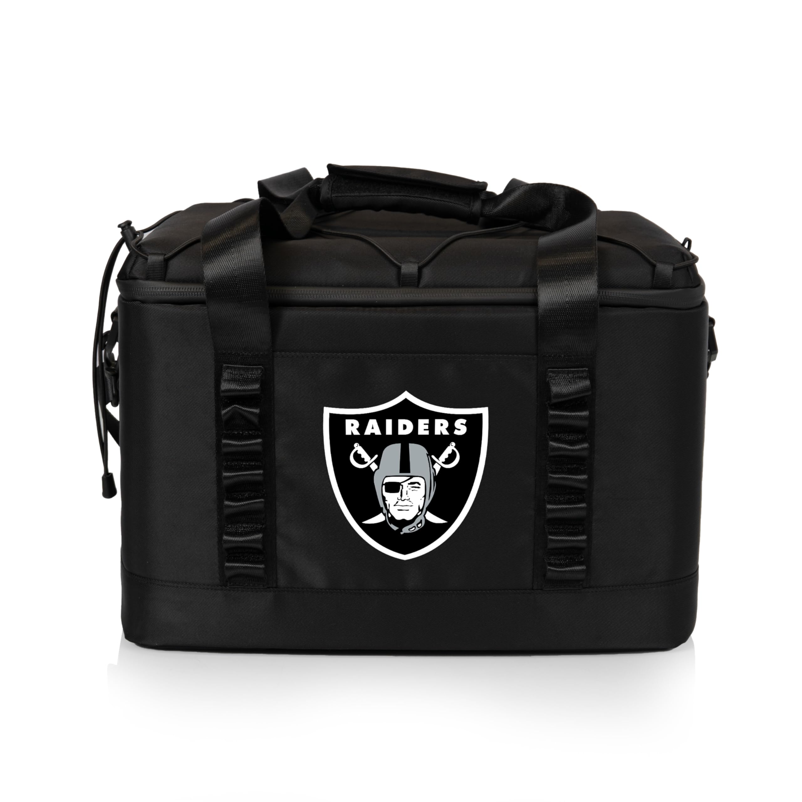 PICNIC TIME NFL Arizona Cardinals Tarana - Bolsa térmica supergruesa con aislamiento térmico para 24 latas, hecha con materiales reciclados, enfriador de campamento, enfriador de picnic, (negro)