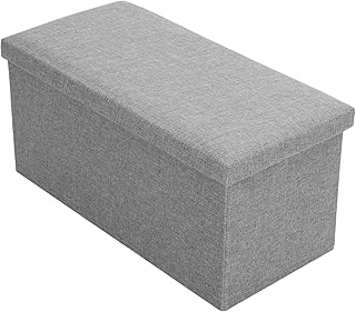 Youyijia Ottoman Storage Bench 76x38x38cm Ottoman Storage Box End of Bed Storage Bench Ottoman Storage Bench for Home Living Room