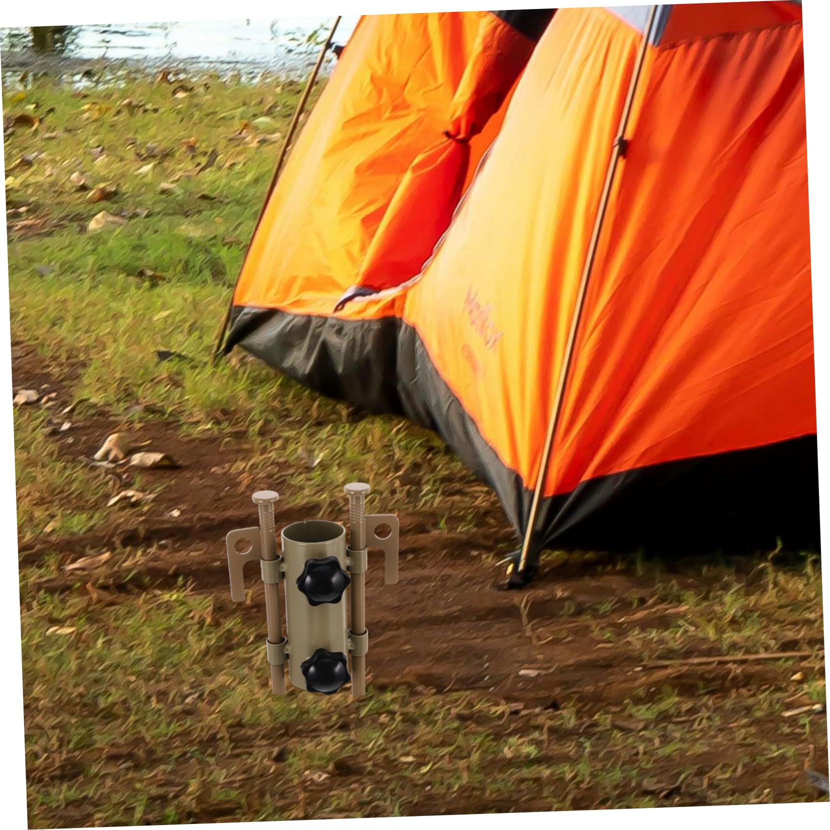6 Stück Verstellbarer Stahl Zeltheringe mit Festem Griff für Campingzubehör im Outdoor Einsatz Geeignet für Zeltstangen und Sonnensegelbefestigung