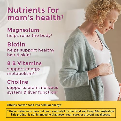 Miniatura 3 de Nature Made Prenatal Vitamin Softgels + Choline Capsules, Folic Acid + DHA + Choline, 60 Prenatal Vitamins for Women, 60 Choline Supplements
