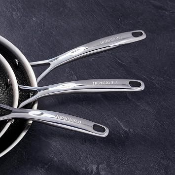 Henckels Paradigm 3-pc Stainless Steel Nonstick Fry Pan Set