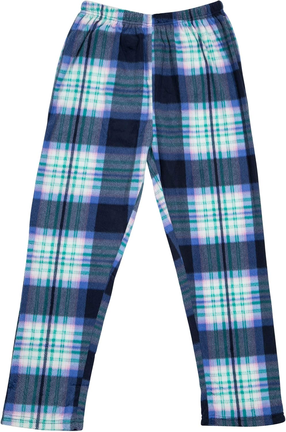 North 15 Girl's Super Cozy Minky Fleece Plaid Lounge Pants (7-14): Clothing, Shoes & Jewelry