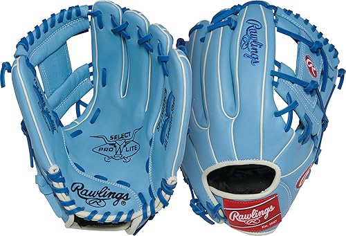 Vista 26 de Rawlings Guante de béisbol juvenil Select PRO LITE Modelos Pro Player Tamaños 10.5 a 12.25 pulgadas Múltiples estilos
