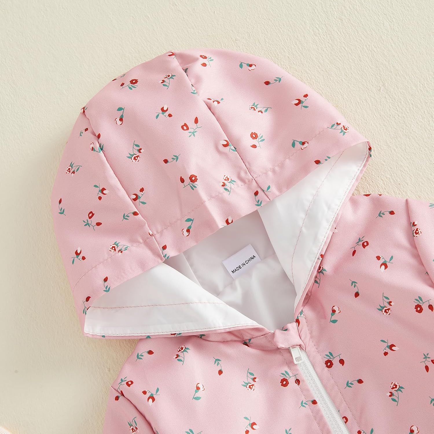 Toddler Girls Boy Coat Jacket Hooded Zipper Windproof Windbreaker Outerwear
