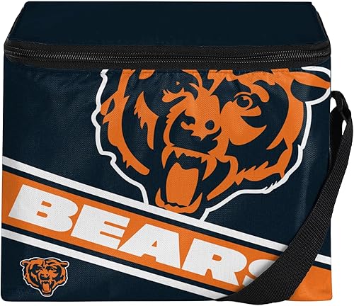 Miniatura 51 de FOCO NFL Unisex-Adult NFL Team Big Logo Stripe 6 Pack Coolers