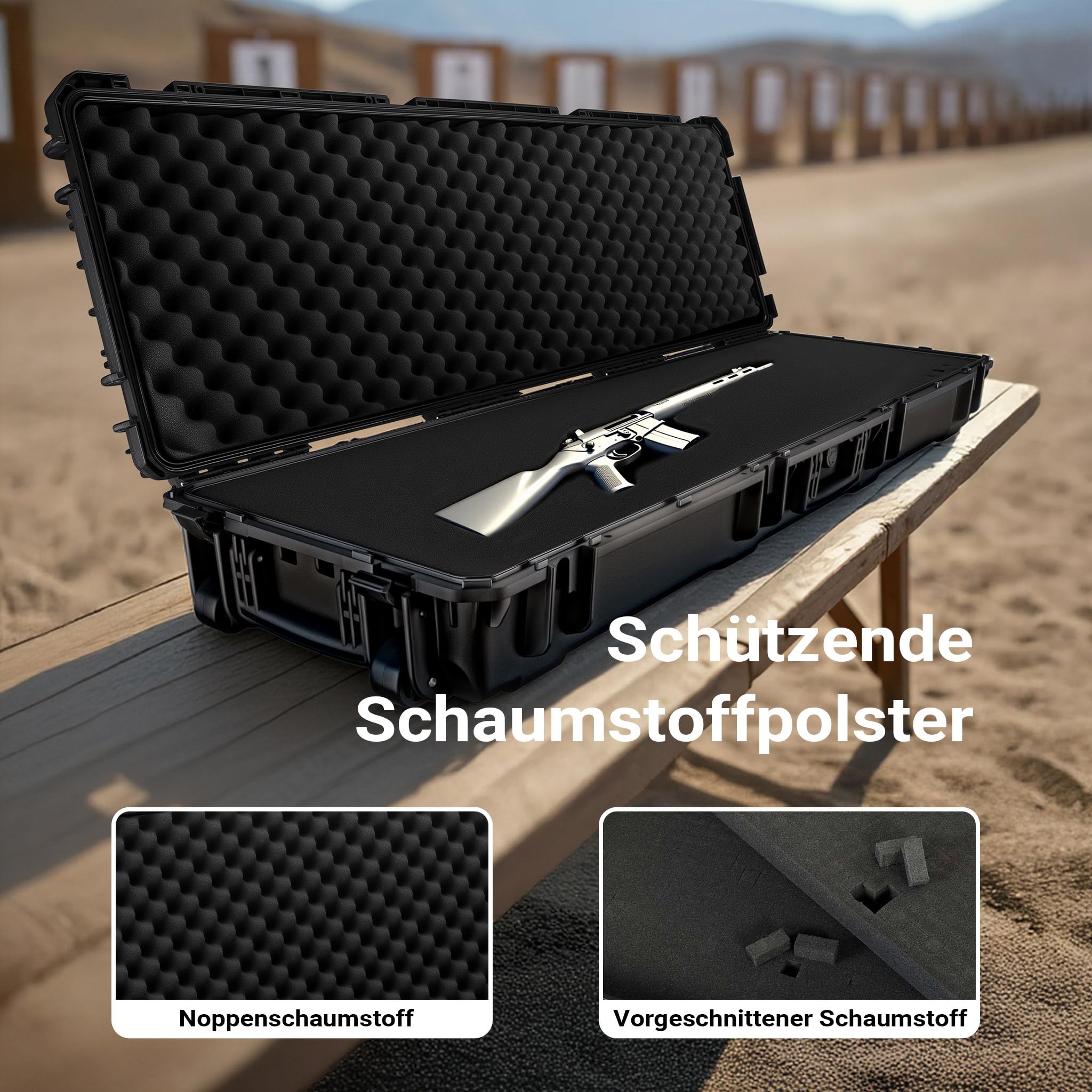 Wiltec Waffenkoffer für Langwaffen