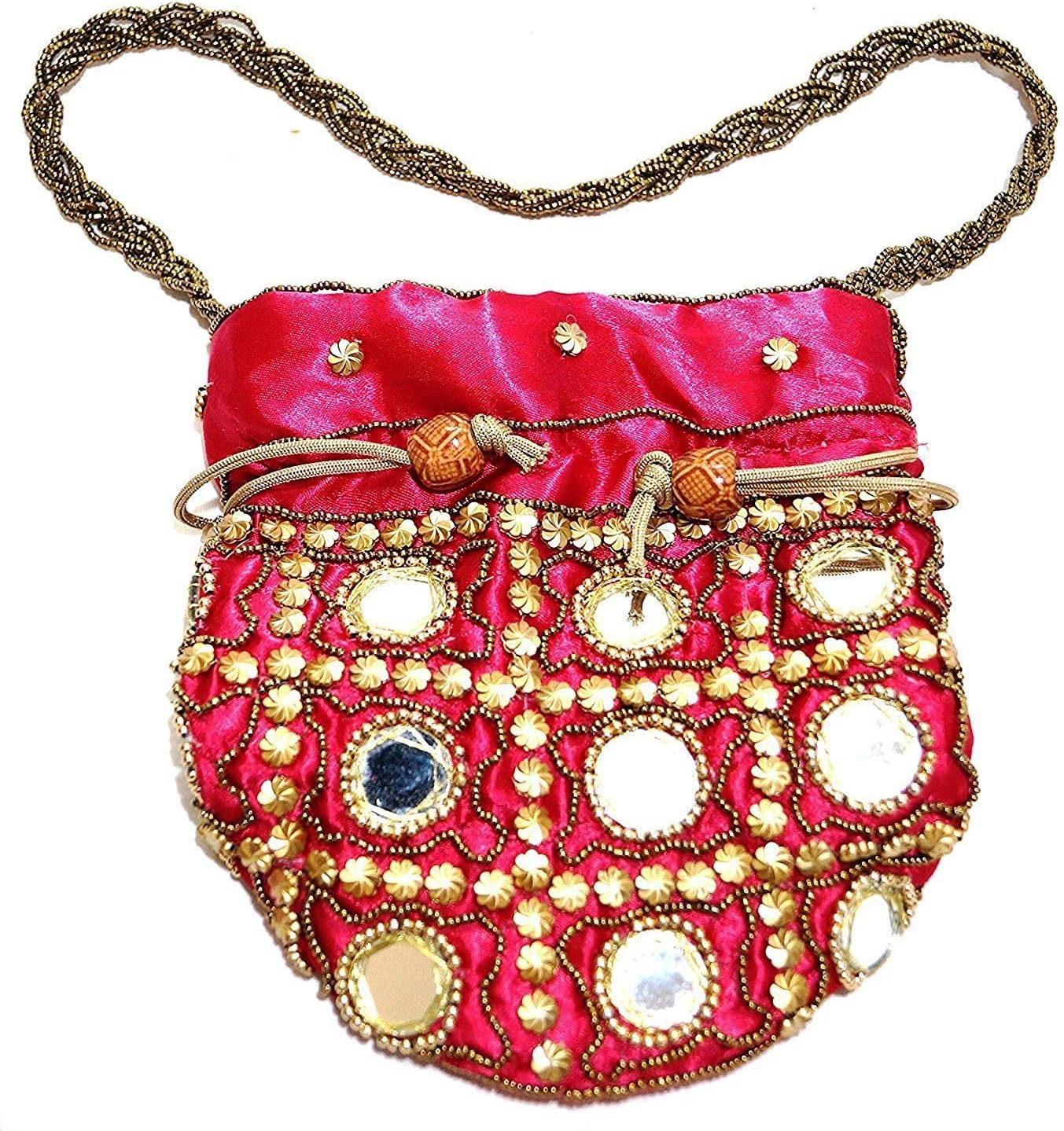Purpledip Potli Bags Drawstring Purse (Potli02$)