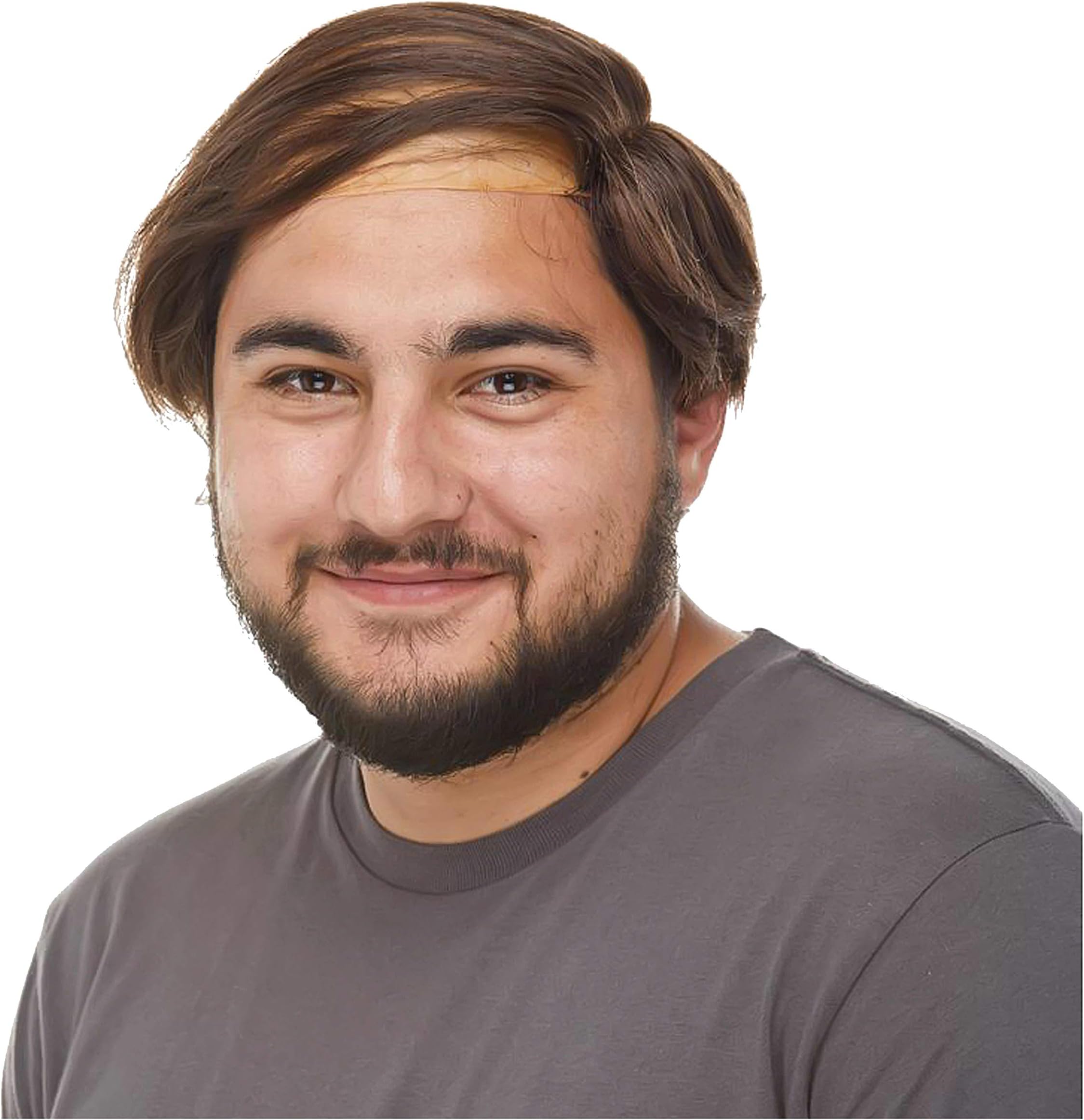 Largemouth Men's Comb Over Bald Wig