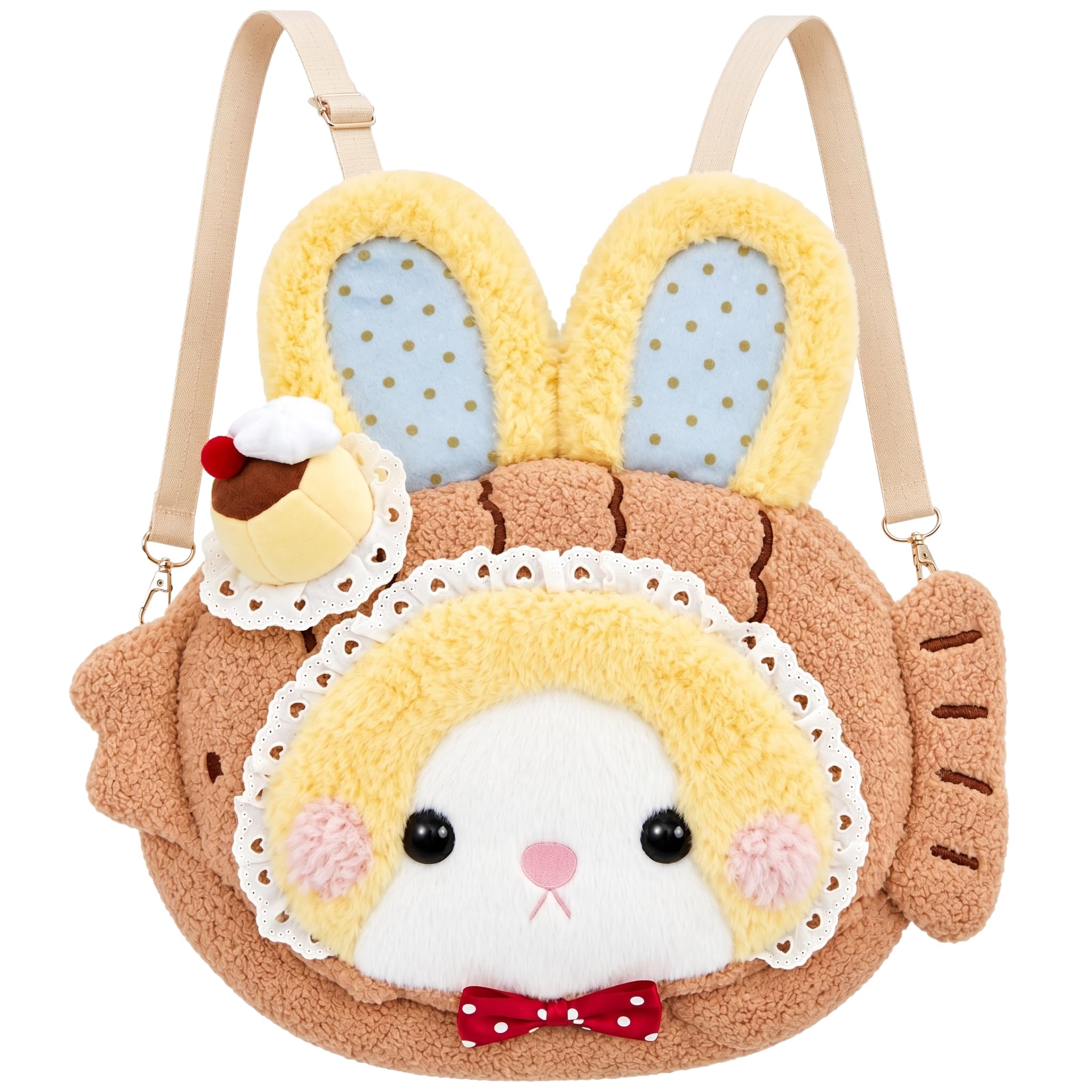 Amazon.co.jp: [momo fairy] ぬいぐるみバッグ バックパック Momoたい