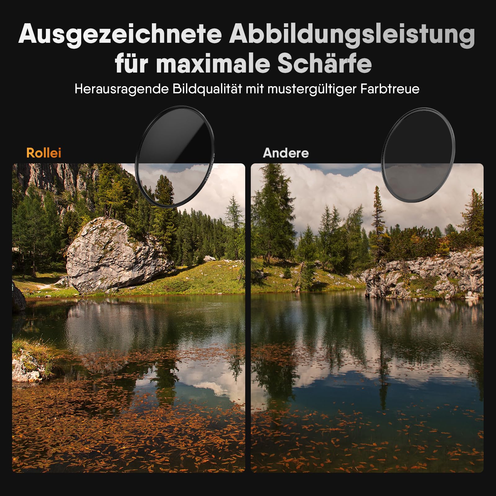 Rollei F:X Pro Rundfilter UV-Filter 52 mm Schutzfilter Ultraviolett Filter – Bild 6