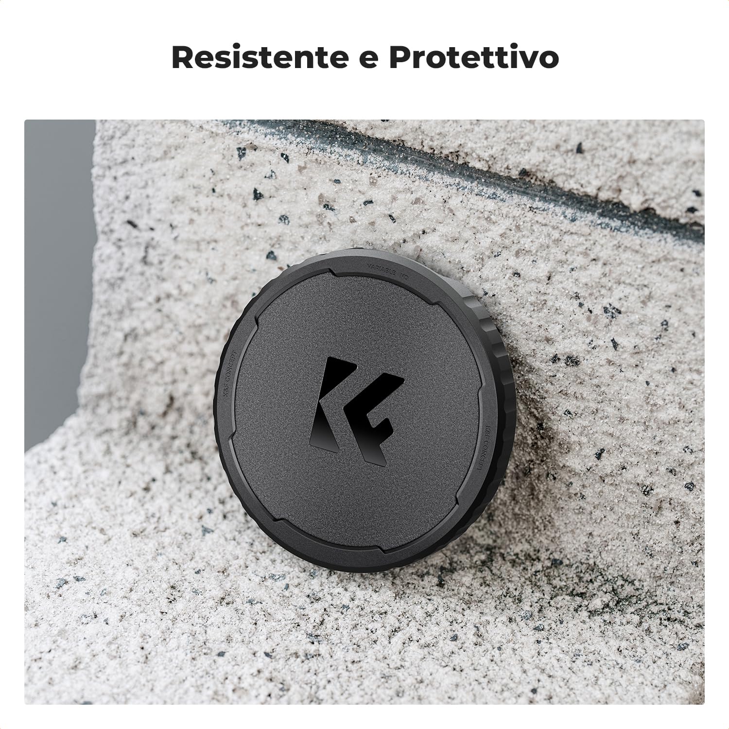 K&F CONCEPT Tappo per Filtro NVD, Coperchio di Gomma per 82mm Filtros VND