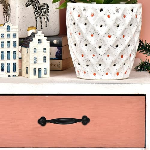 Miniatura 7 de DOITOOL 12 manijas negras para cajones de cocina, tiradores de puerta para armarios de cocina, manijas de gabinete negras, pomos de gabinete vintage