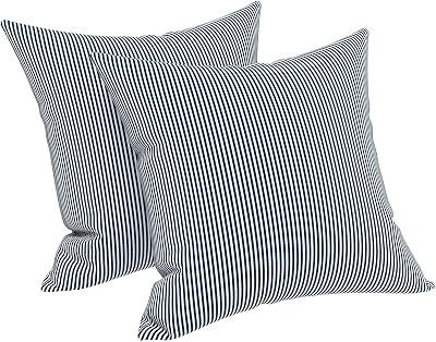 Hofdeco Premium Throw Pillow Inserts Set Of 2, 22x22 Inches - Water Resistant, Synthetic Down, For 20x20 Covers, White - View #11