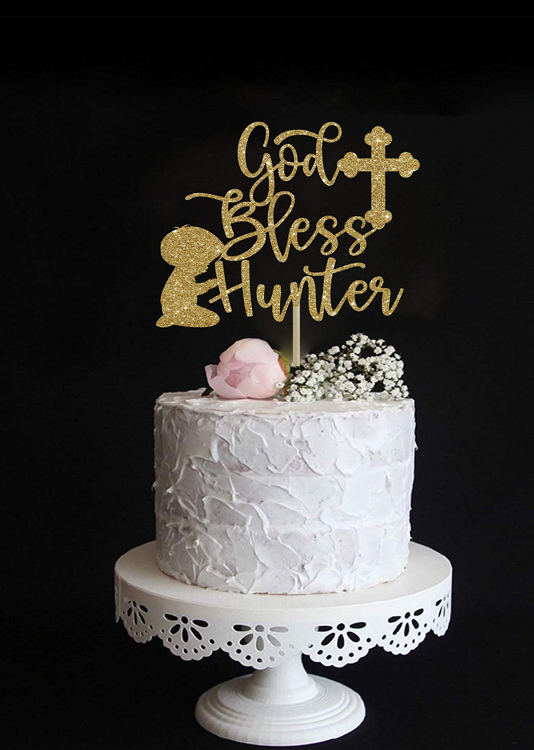 Buy Baptism Cake Topper god Bless First Communion Cake Topper Baptism boy Baptism Decorations