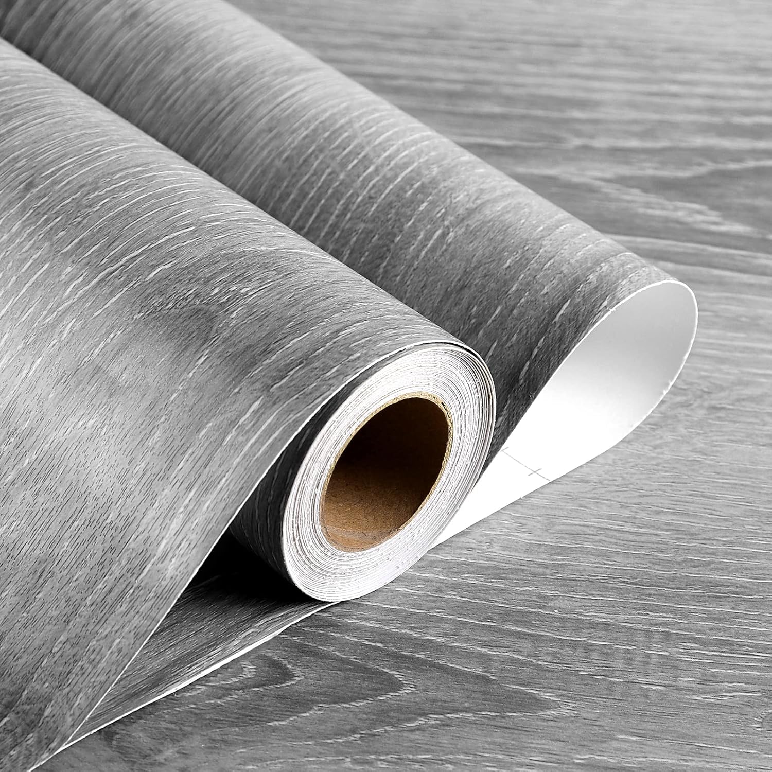 Stickyart 36"x160" Grey Wood Contact Paper Distressed Wood Grain Contact Paper for Countertops Waterproof Self Adhesive Vinyl Contact Paper Matte Removable Vintage Wood Look Wall Paper Decorations