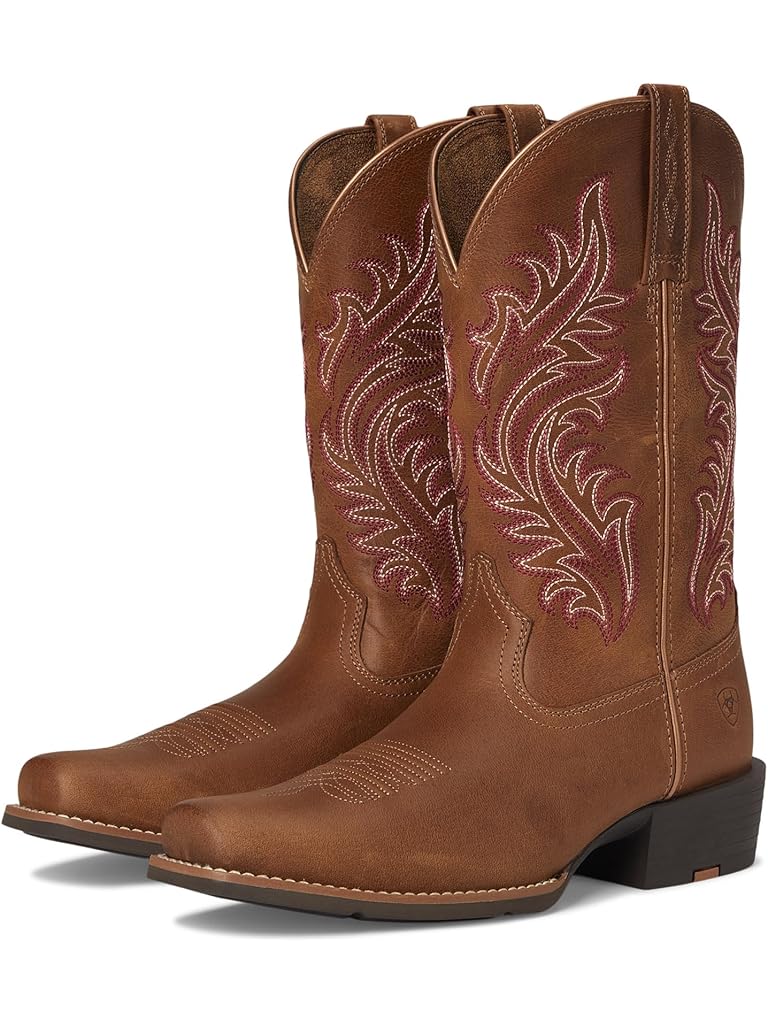 Brown Ariat Round Up Narrow Cutter Toe