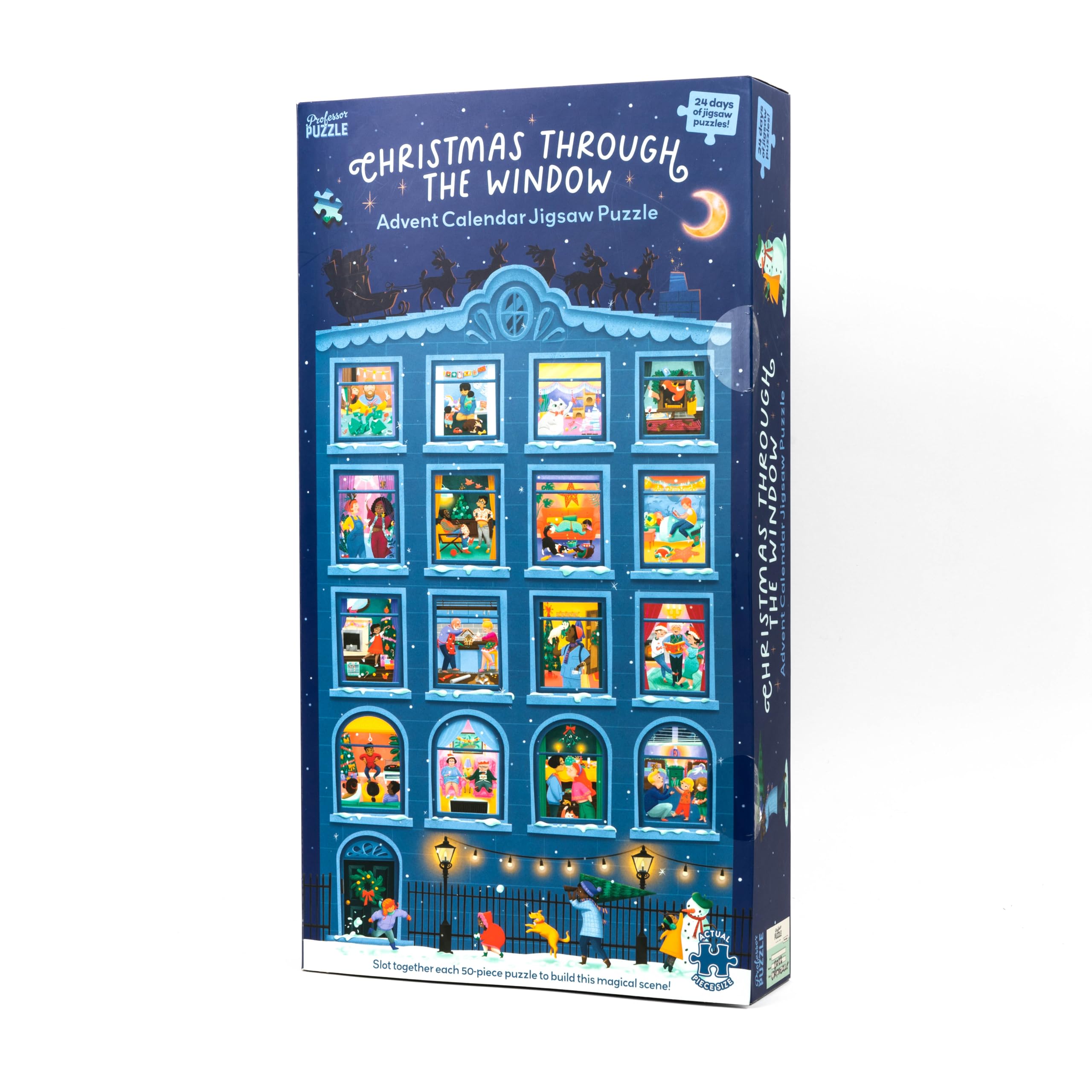 Amazon.com: Professor PUZZLE Christmas Through the Window Jigsaw Advent  Calendar | Puzzle | Ages 8+ | 1 Players : Everything Else
