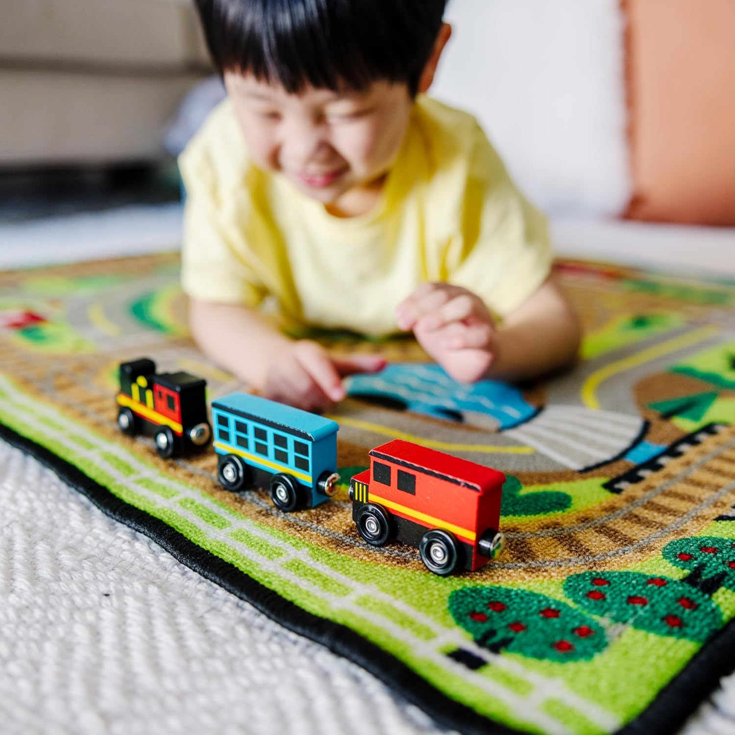 Melissa & Doug 15186 Train Cars Wagons DE Tren Railway Wagon 8 Pieces