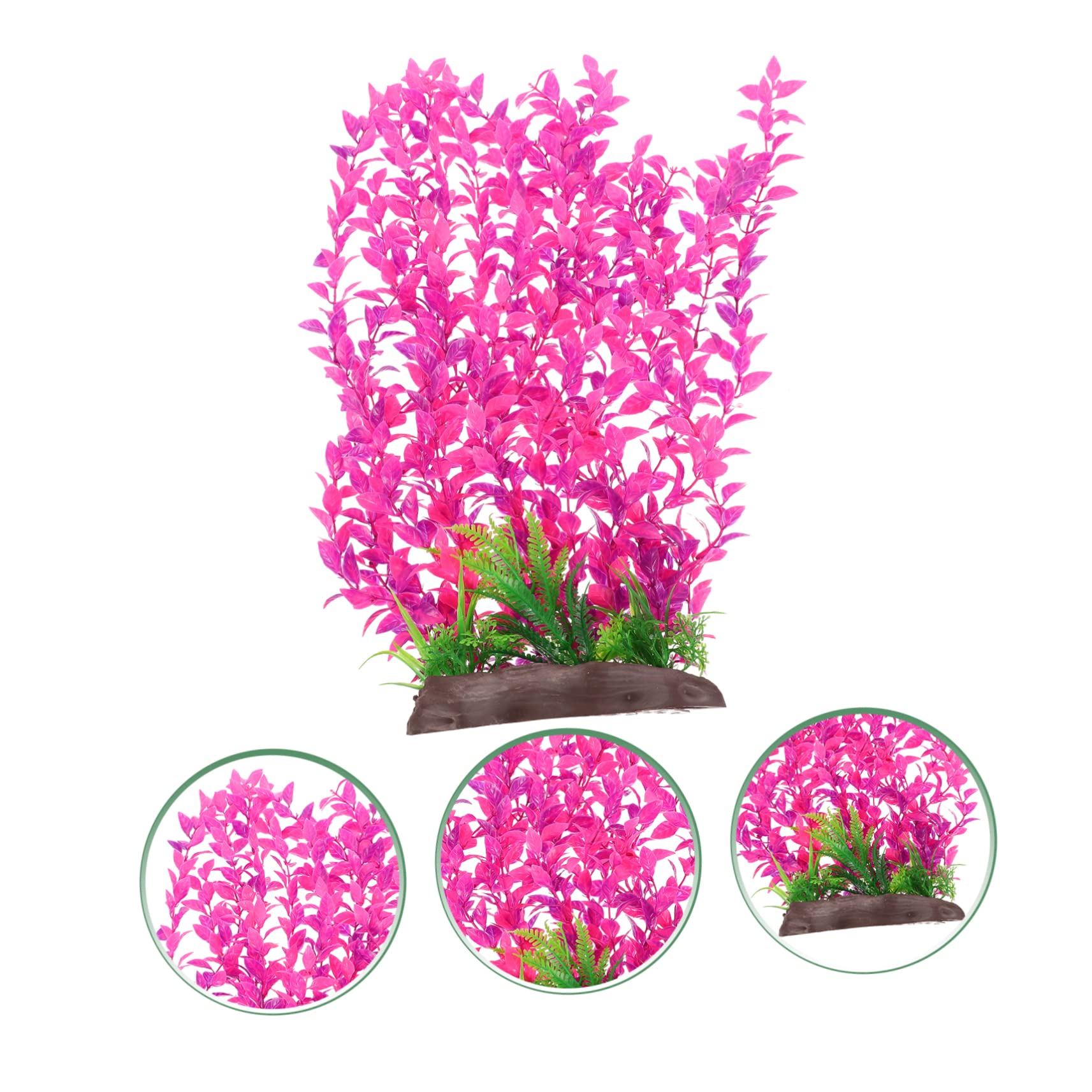 Sosoport 2stücke Künstliche Wasserpflanzen Für Aquarien Lifelike Dekoration Für Fischbecken Langlebig Hochwertigem Kunststoff Für Betta-Fisch Tanks Und Terrarien
