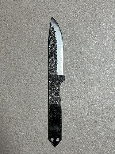 Amazon | 関兼常 烏 黒打細工刀 青紙ダマスカス 125mm KB-254 | 関兼常