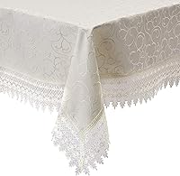 Vista 7 de Flor Lazo clásico Lace diseño Manteles, Rectangular