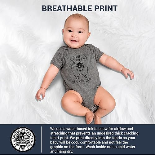 Miniatura 3 de It's Your Day Clothing Auntie's You Say Alpaca My Bags Baby Boy Girls Ropa de Llama Divertido Anuncio Ducha Body Mameluco