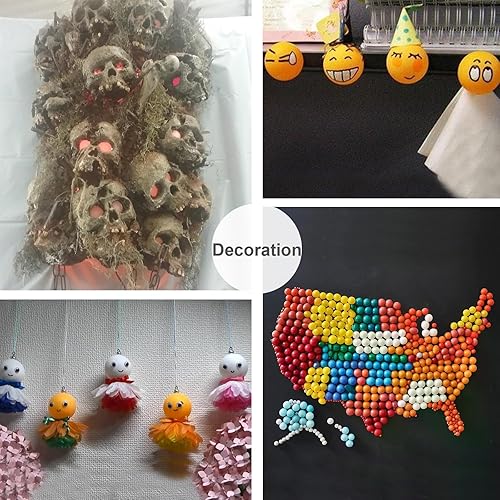 Miniatura 6 de Pelotas de ping pong, paquete de 12, 50 o 100 unidades, bolas de color de 3 estrellas de alto rebote para juegos de fiesta de entrenamiento,